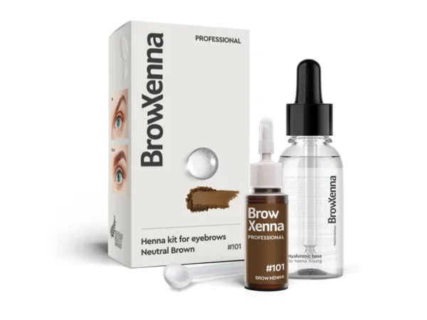 Brow Xenna 101 Neutral Brown 10ml baza hialuronowa 30ml 11zon