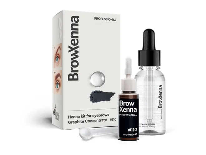 Brow Xenna 110 Graphite 10ml baza hialuronowa 30ml 11zon