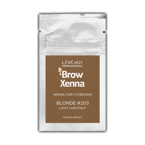 BROW HENNA XENNA LEVCHUK Light Chestnut #203 sasze