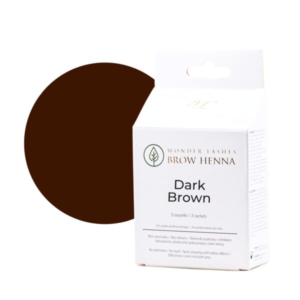Wonder Brow Henna Dark Brown | LEBROSHOP