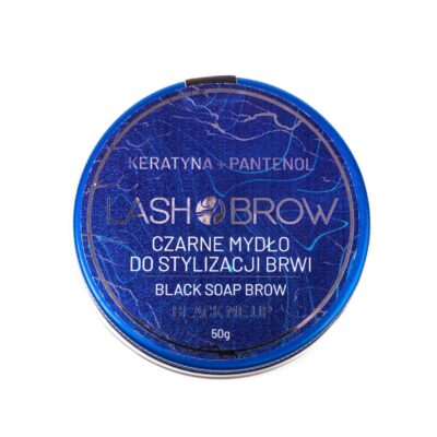 Lash Brow czarne mydło koloryzujące do stylizacji brwi Keratyna, Pantenol 50g