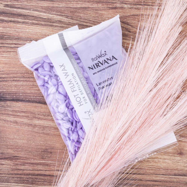 ItalWax Nirvana Lavender wosk twardy w dropsach niskotemperaturowy 100 g | LEBROSHOP