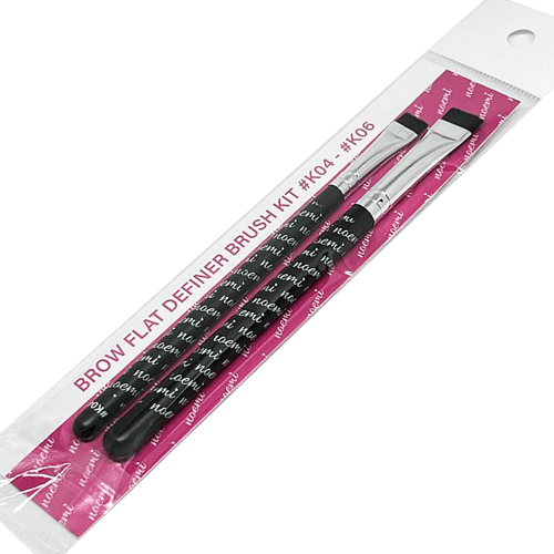 Noemi Brow Flat Pinsel Kit K04 K06 .png removebg preview | LEBROSHOP