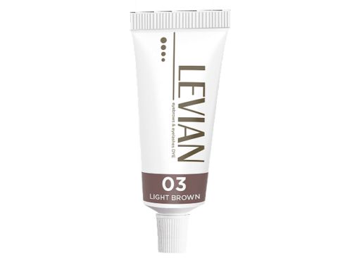 Levian farba do brwi i rzęs LIGHT BROWN jasny brąz 15ml