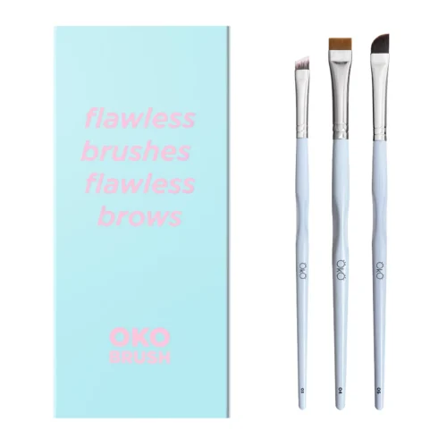 Zestaw pędzli do brwi OKO "Flawless Brushes Flawless Brows"