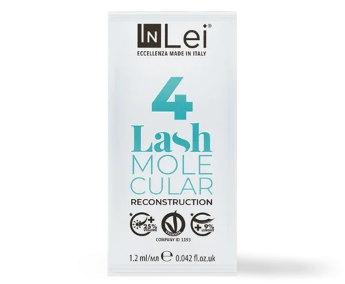 InLei® LASH MOLECULAR 4 rekonstrukcja molekularna do rzęs i brwi saszetka 1.2ml