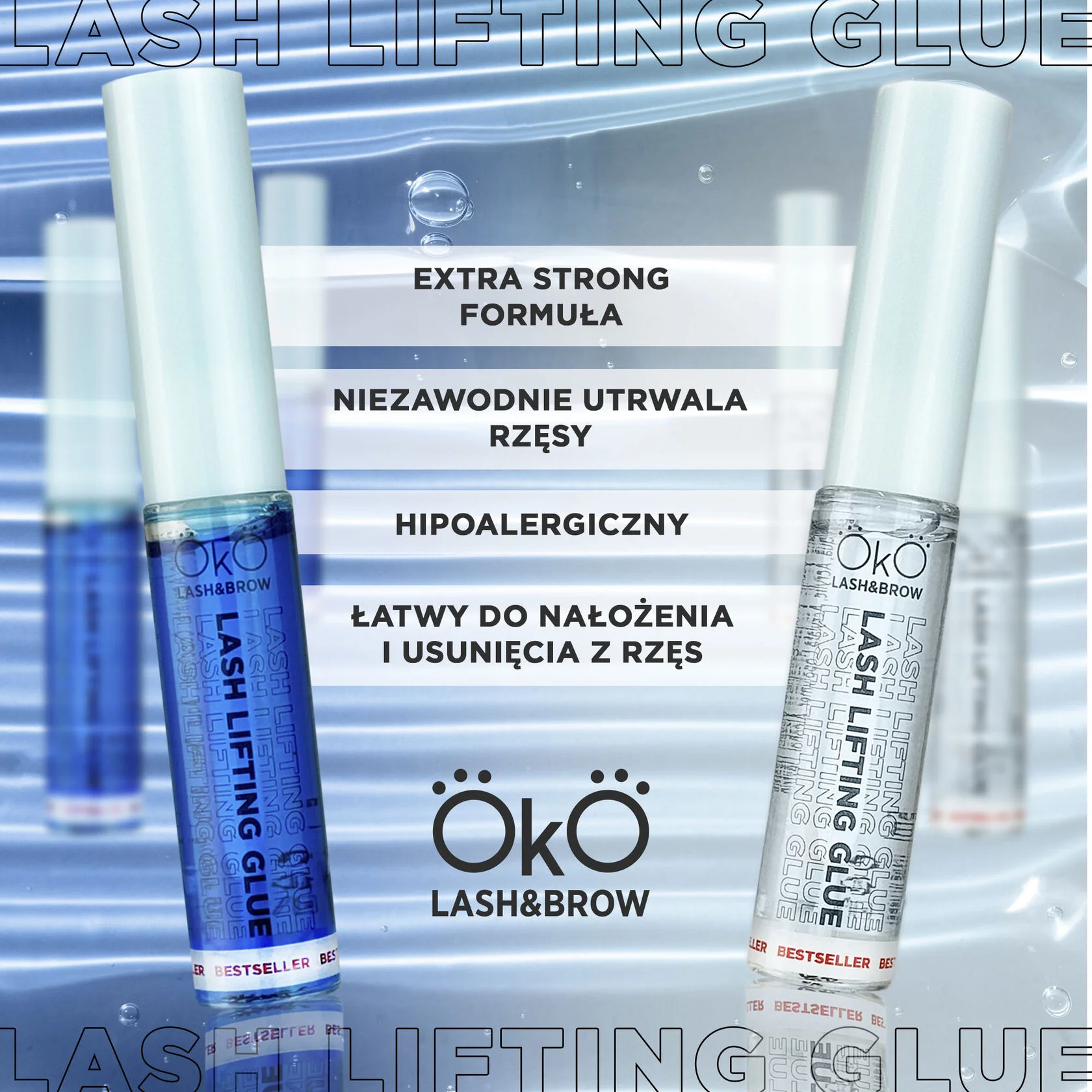 Klej do liftingu rzes OKO Lash Lifting Glue BLUE EDITION 5 ml 2 | LEBROSHOP