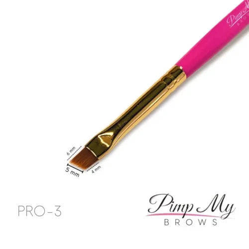 Pędzel do brwi skośny Pimp My Brows PRO 3 od Pimp My Lashes - obrazek 2