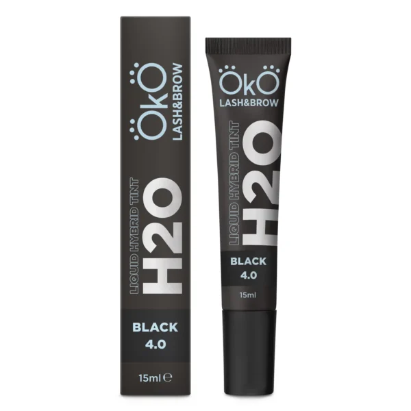 oko Farba do brwi i rzes H20 Liquid Hybrid Tint Black 4.0 15 ml | LEBROSHOP