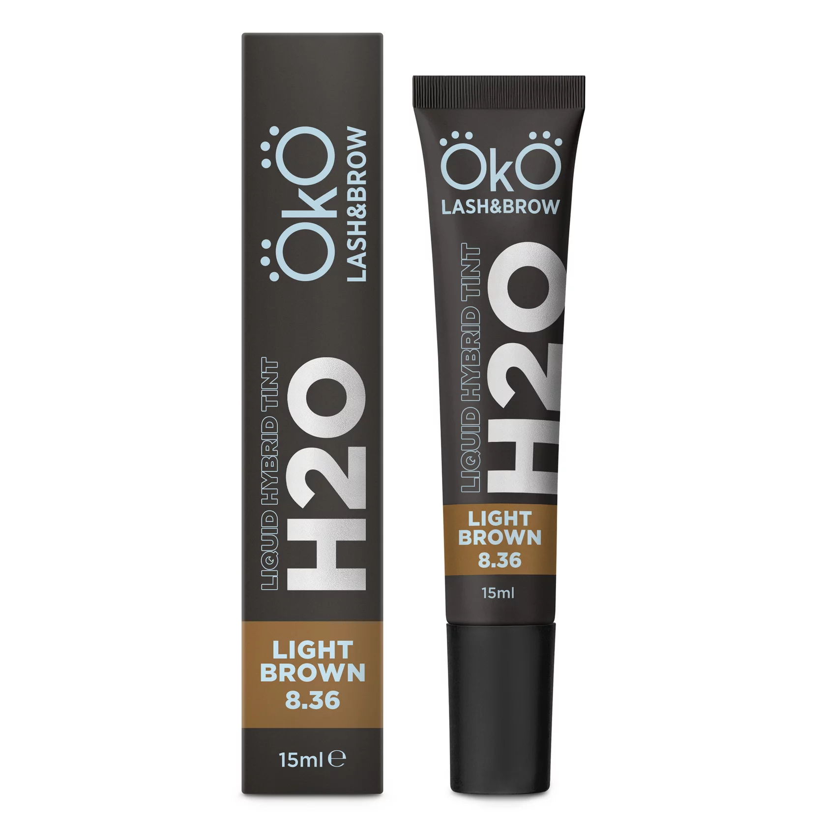 oko Farba do brwi i rzes H20 Liquid Hybrid Tint Light Brown 8.36 15 ml | LEBROSHOP