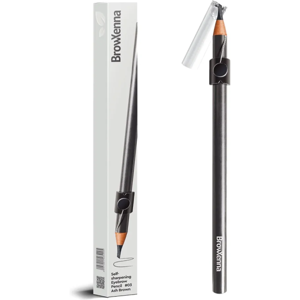 BrowXenna Eyebrow Pencil kredka do brwi 03 ASH BROWN