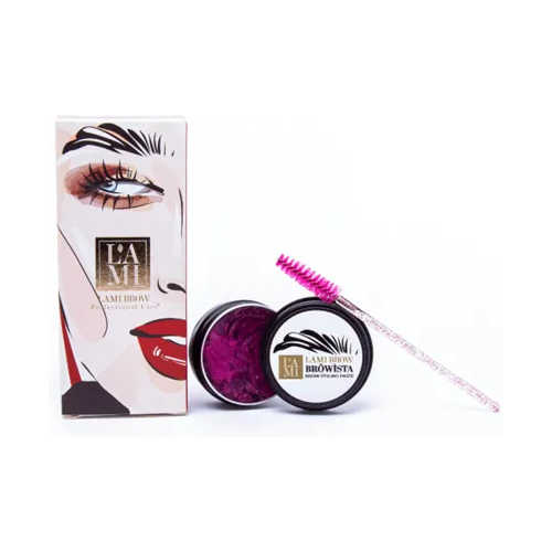 Lami Lashes Browista pasta żelowa do stylizacji brwi 5ml PINK