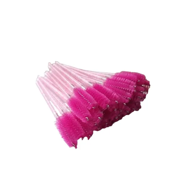 Szczoteczka nylonowa brokatowa spiralka 50sztuk