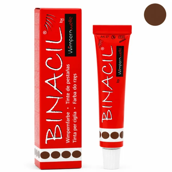 Binacil Brown 15 g – Profesjonalna Farba do Brwi i Rzęs Brąz