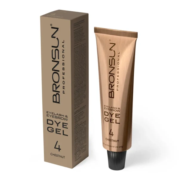 Bronsun farbka do brwi i rzęs #4 CHESTNUT 15ml