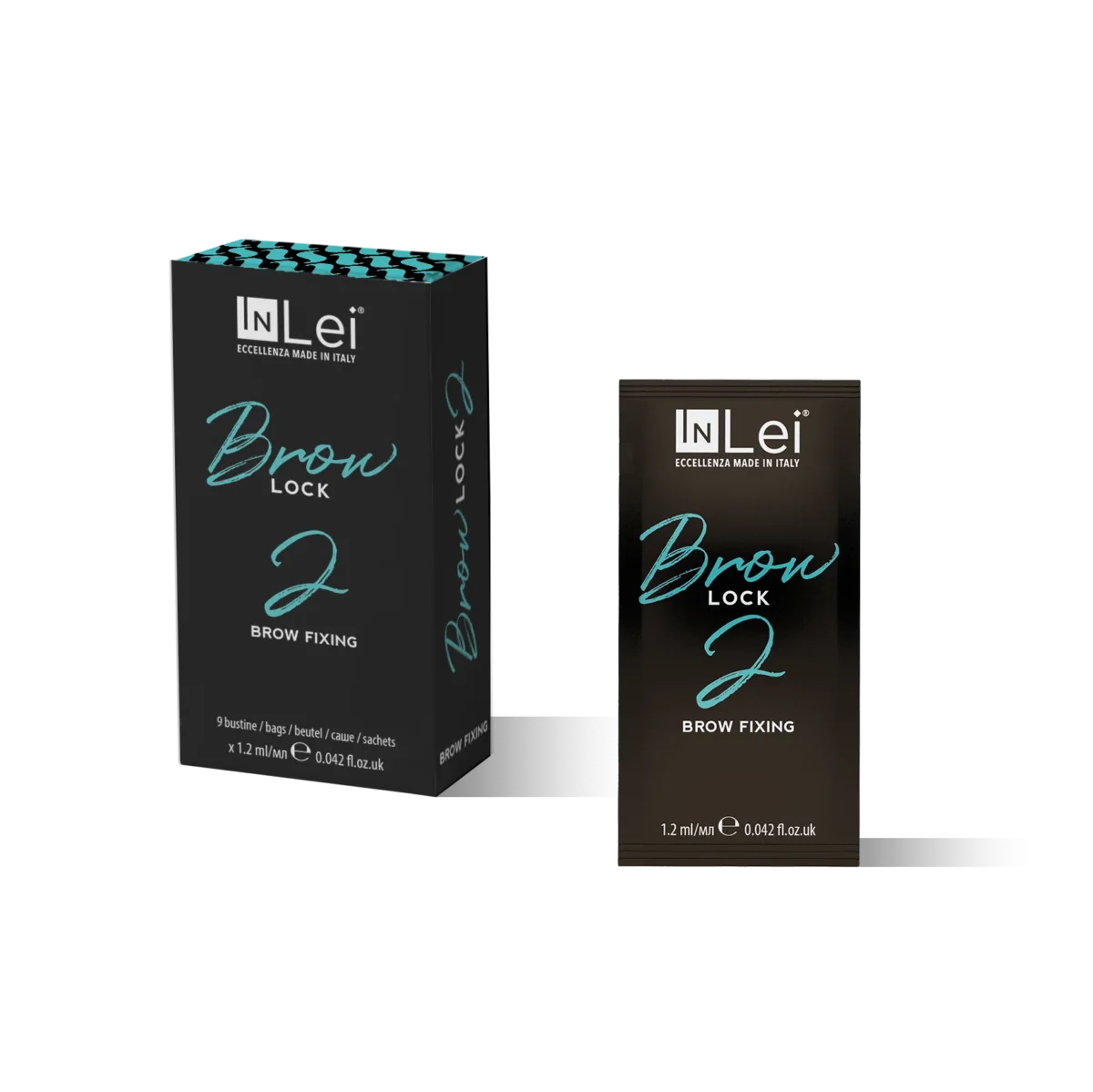 InLei® BROW LOCK 2 trwała do brwi saszetki 9×1.2ml