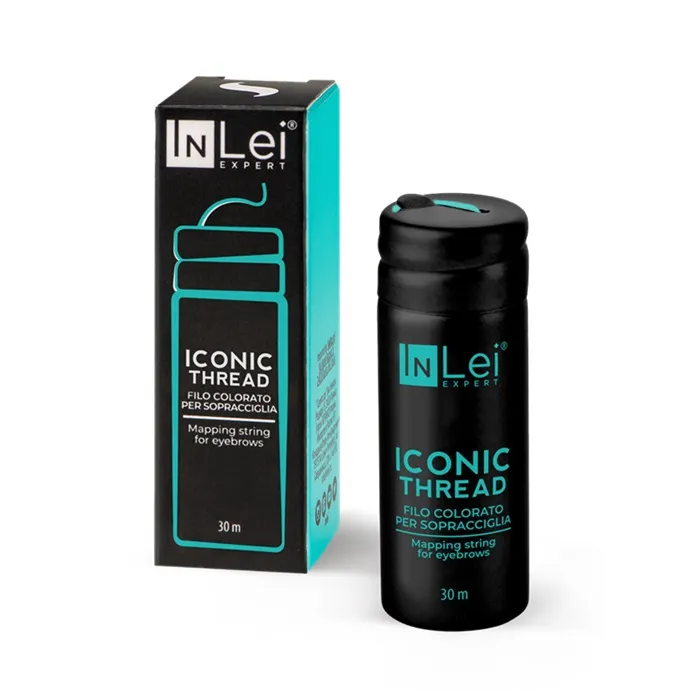 InLei® ICONIC THREAD turkusowa nić do geometrii brwi 30m