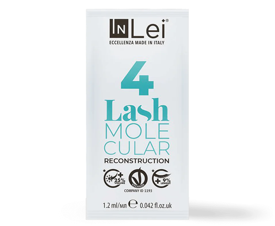 InLei® LASH MOLECULAR 4 rekonstrukcja molekularna do rzęs i brwi saszetka 1.2ml