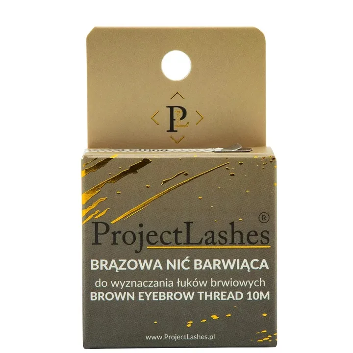 Project Lashes nić barwiąca BRĄZOWA do geometrii brwi 10m