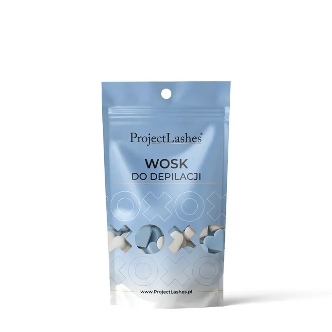 ProjectLashes XOXO Wax Wosk Twardy do depilacji SERCA color MIX 100g