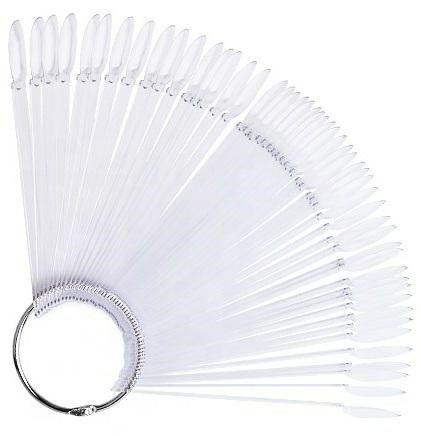 Wzornik na lakiery do paznokci, żele UV 50szt