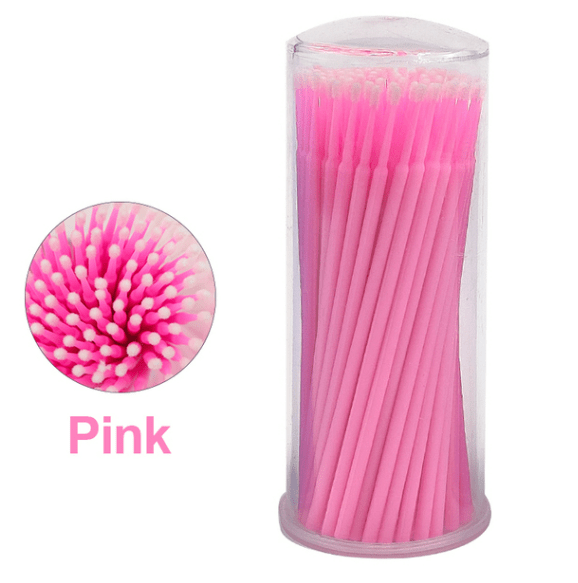 Aplikatory bezwłókienkowe mikrowaciki 100szt