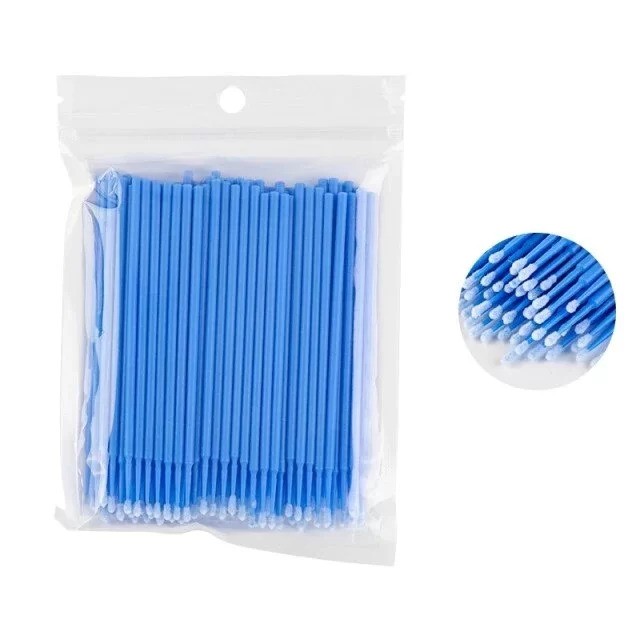 Aplikatory bezwłókienkowe 2.5mm Mikrowaciki 100szt