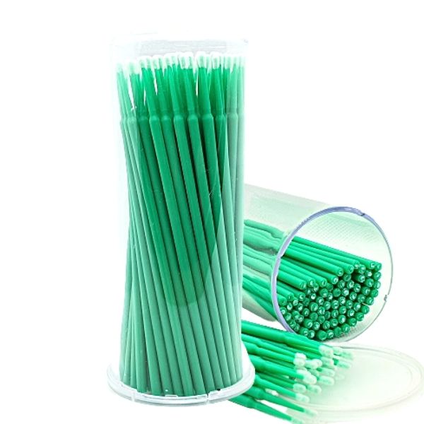 Aplikatory bezwłókienkowe 2mm Mikro Waciki 100szt