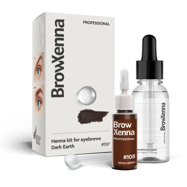 Brow Xenna #108 Wood wine 10ml + baza hialuronowa 30ml
