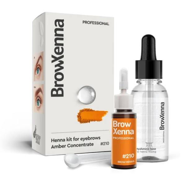 Brow Xenna #210 Amber concentrate 10ml + baza hialuronowa 30ml