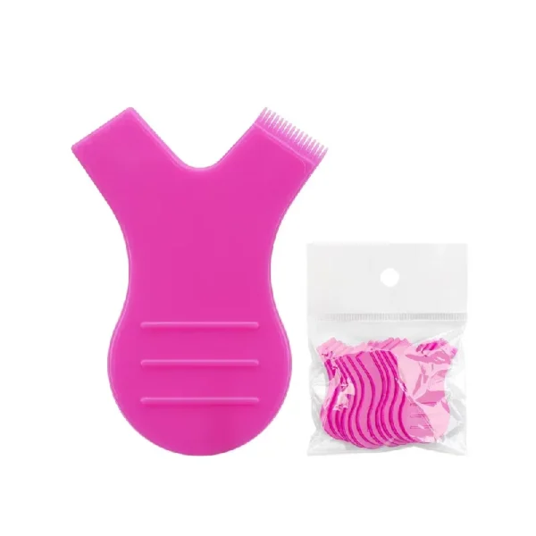 Grzebyk Y comb lifting rzęs różowy 1szt