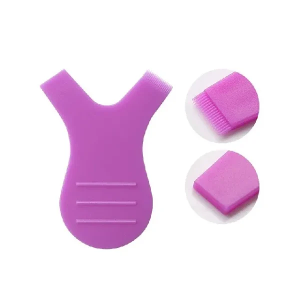 Grzebyk Y comb lifting rzęs fuchsia 1szt