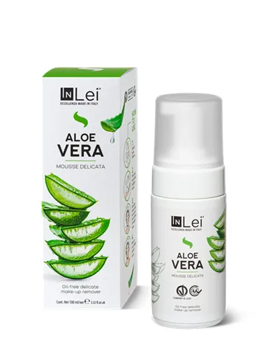 InLei® Mousse ”ALOE VERA” – delikatna pianka do mycia i demakijażu 100ml