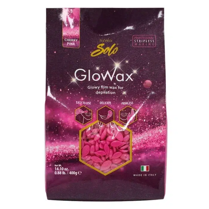 ITALWAX wosk do depilacji Glowax Cherry Pink 400g