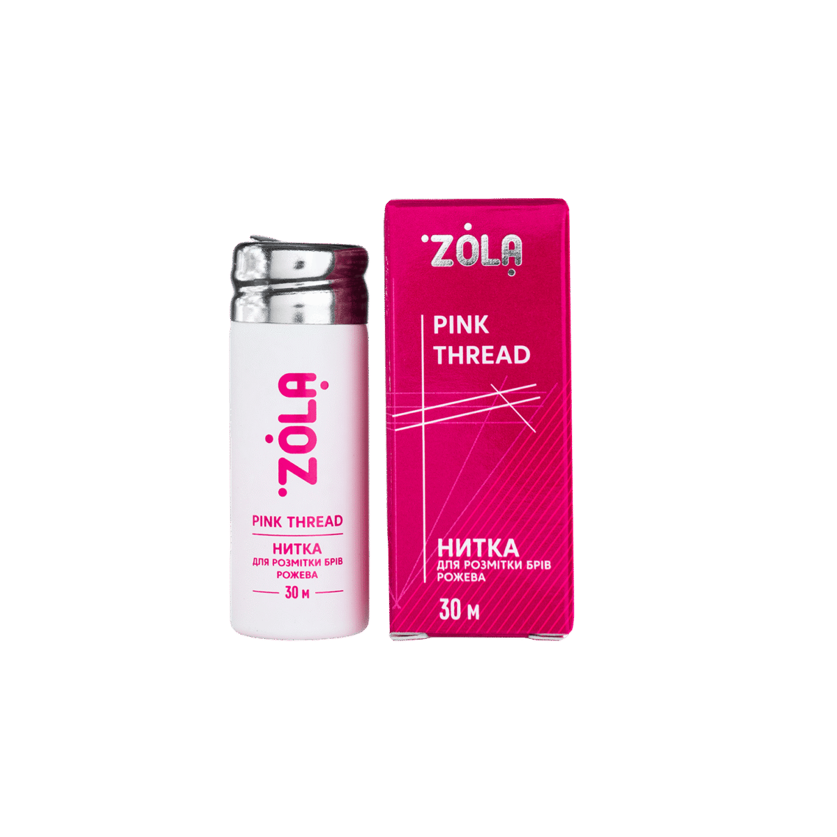 Nić do geometrii brwi ZOLA Thread - RÓŻOWA