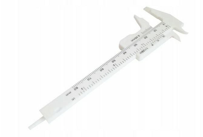 Suwmiarka do brwi 0-8 cm.