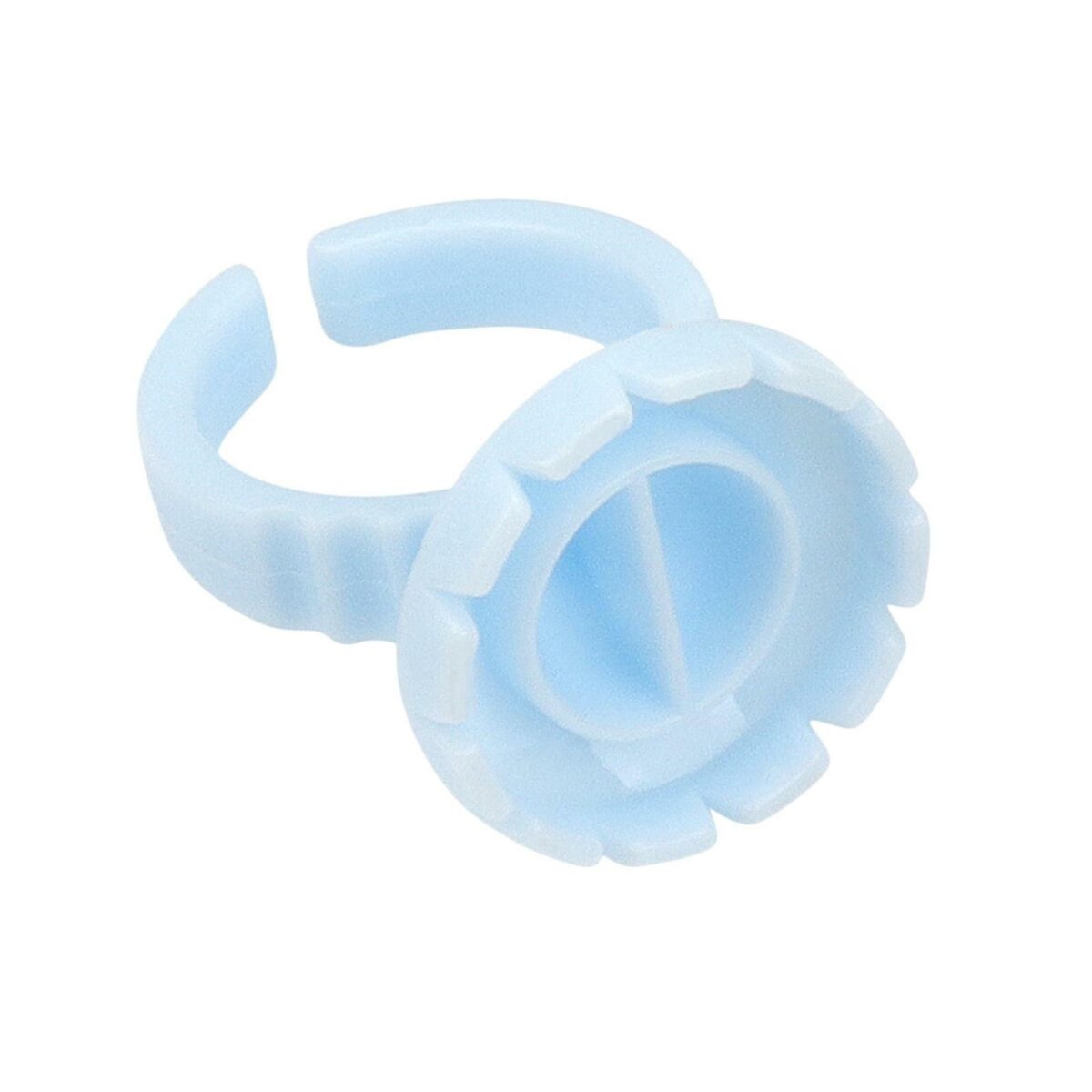 Pierścionek na klej pigment ok.100 szt. blue