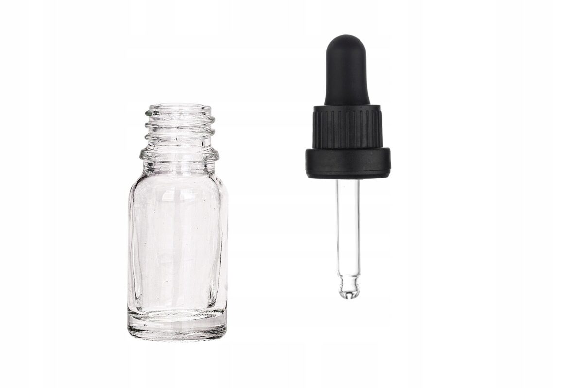 Butelka buteleczka szklana 10ml z pipetką