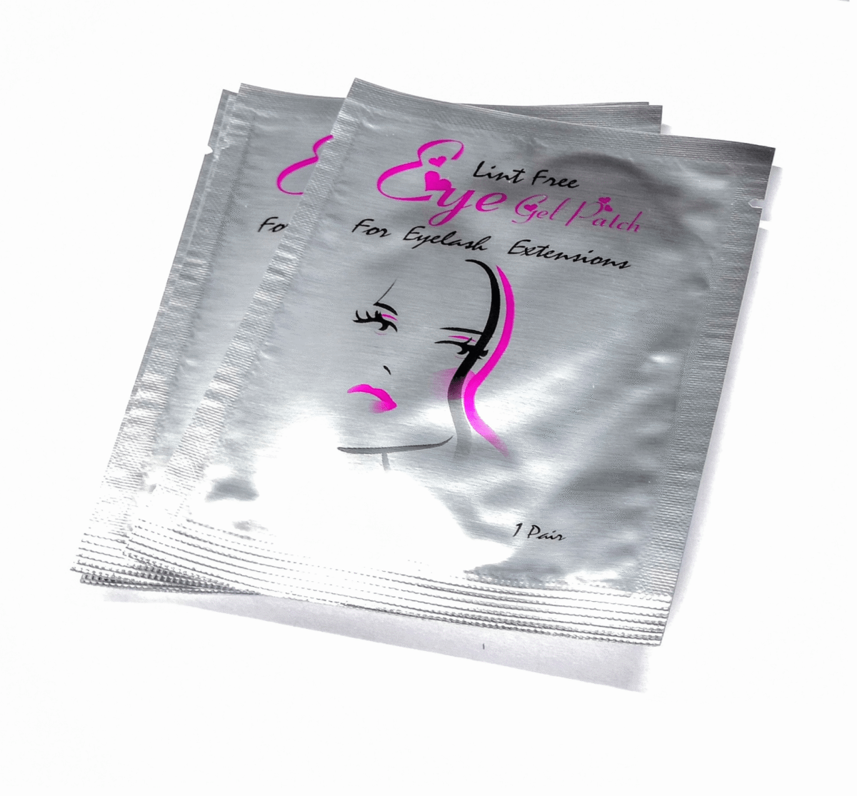 Płatki żelowe pod oczy 1para 2szt SREBRNE