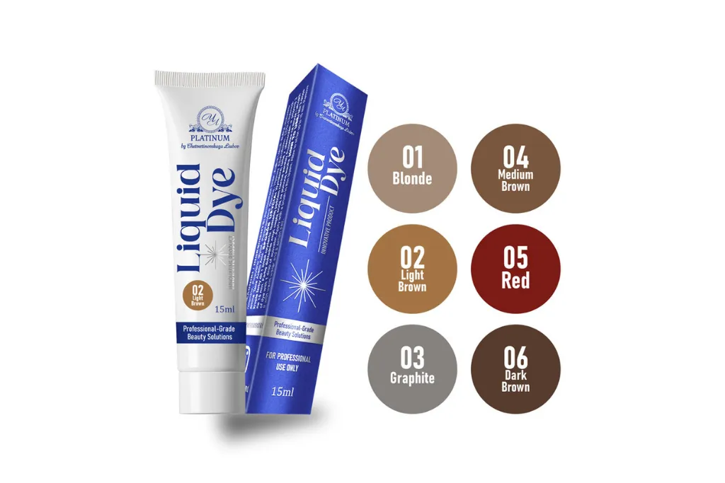 PLATINUM Płynna farba do brwi 15 ml GRAPHITE