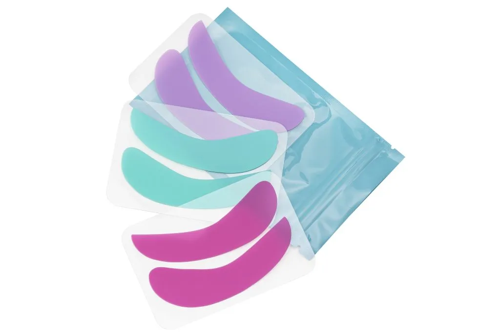 PLATINUM Płatki pod oczy silikonowe 1 para RÓŻ