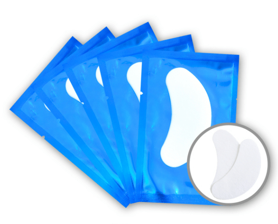 Płatki żelowe pod oczy 50 par! NIEBIESKIE