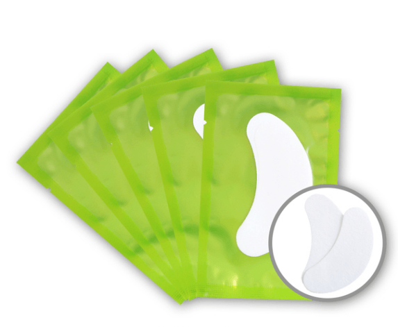 Płatki żelowe pod oczy 50 par! ZIELONE