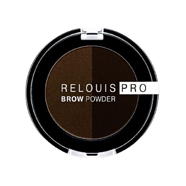 RELOUIS puder do brwi 03 CIEMNY BRĄZ 3g