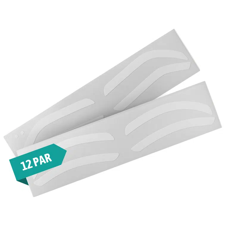 Szablony do koloryzacji brwi AirBrush Stencils papierowe 12par