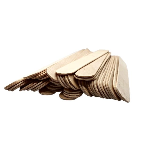 Szpatułki do wosku 50szt. 15x0,18cm