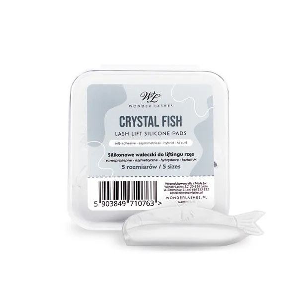 Wonder Lashes Wałeczki Crystal Fish M 5 par