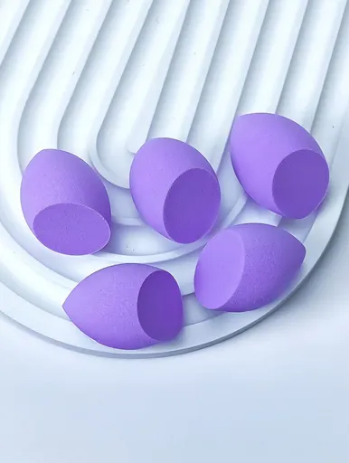 Gąbka do makijażu mała Liliowa blending sponge makeup MINI 5 SZT