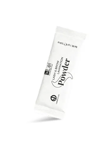 Inlei® „S-POWDER” – saszetka pudru do koreańskiej laminacji rzęs i brwi 1g