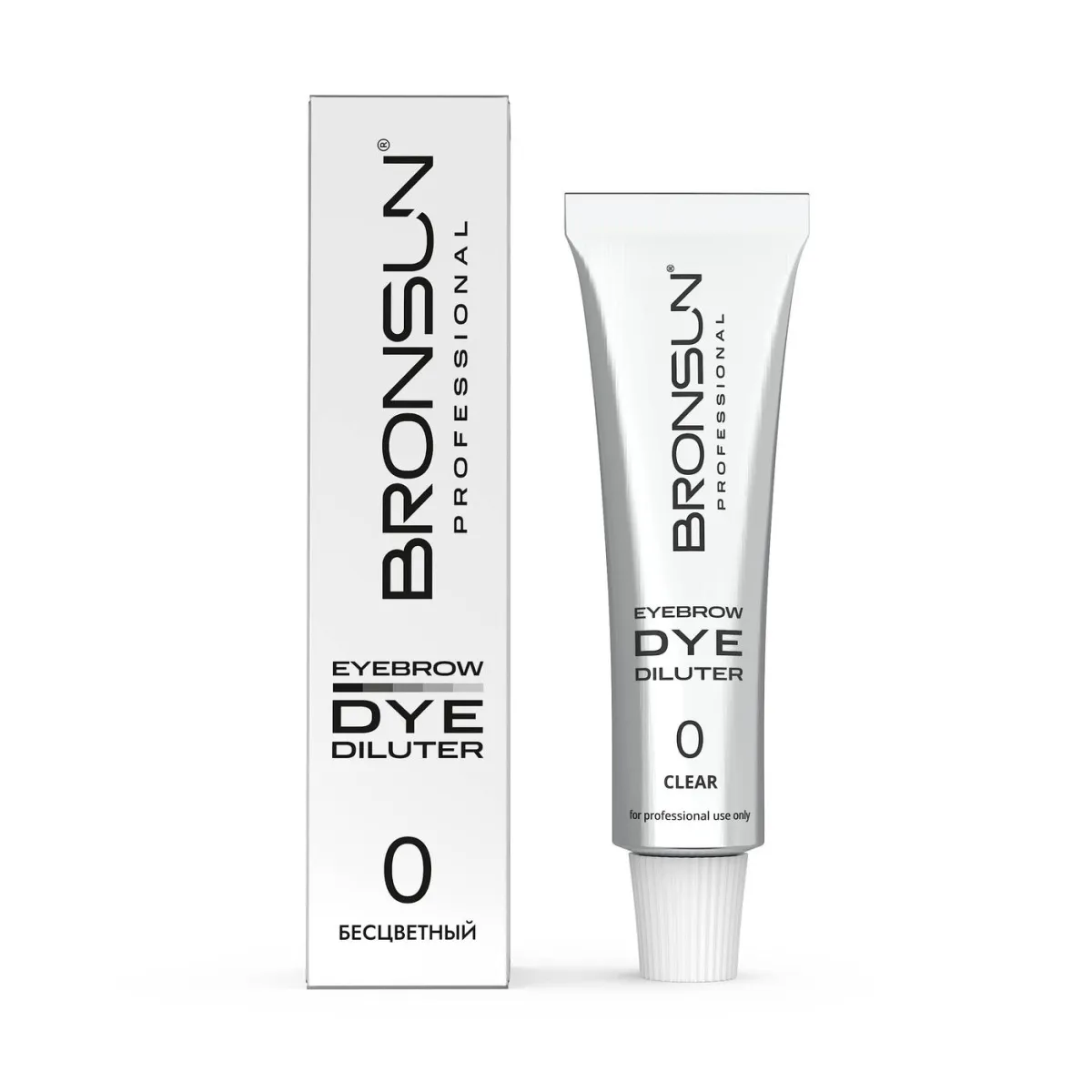 bronsun diluter nude_11zon BRONSUN Diluter #0 – bezbarwny rozcieńczalnik do farb do brwi 15 ml